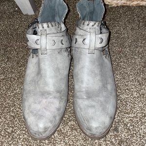 Grey Fashion Booties